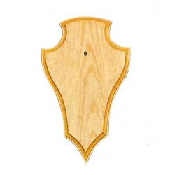 Ecusson trophée chevreuil 19x12cm clair par 3