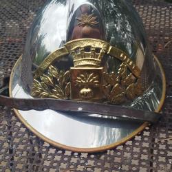 Ancien casque de pompier mod 33