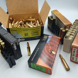 LOT DE 156 MUNITIONS CALIBRE 222REM - FMJ