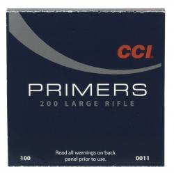 AMORCES CCI LARGE RIFLE 200 BOITE 100