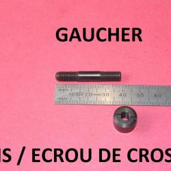 vis / écrou assemblage crosse carabine GAUCHER long38.9mm dia 5.90mm- VENDU PAR JEPERCUTE (D22E1268)