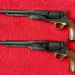 SUPERBE PAIRE de COLTS ARMY 1860