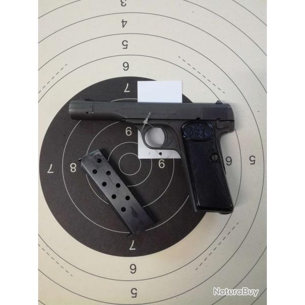 pistolet BROWNING 1910/22 en 32 acp
