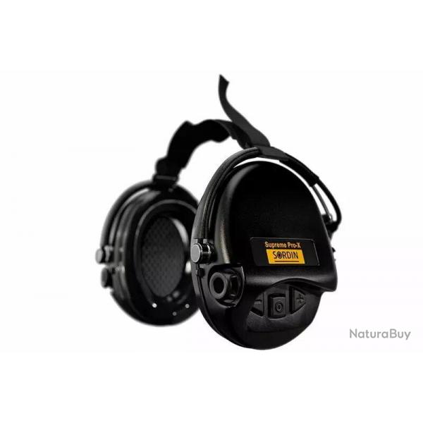 Casque Suprme Pro-X serre nuque noir SORDIN