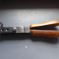 RARE MOULE D'USINE SMITH § WESSON EN 32 SW "GRAND MODELE" A DOUBLE CAVITE TARGET + GALERY