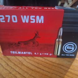 Boite de balles Geco 270 WSM 140gr