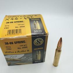 LOT DE 44 MUNITIONS SELLIER BELLOT CALIBRE 30-06 - FMJ