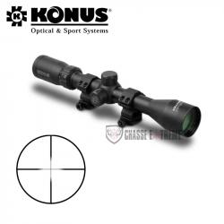 Lunette KONUS Fighter 3-9x40 Ret 30/30