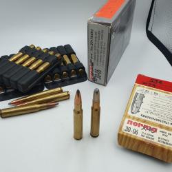 LOT DE 29 MUNITIONS NORMA CALIBRE 30-06 - SP