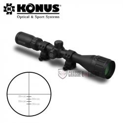 Lunette KONUS Fighter 4-12x40 A.O. Ret Balistique