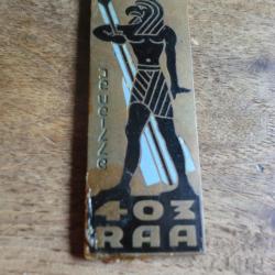 insigne 403° R.A.A d 'artillerie / drago paris