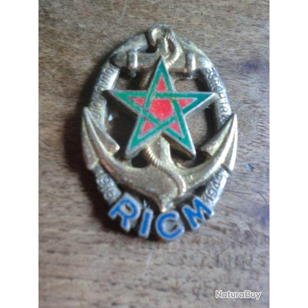 insigne RICM rgiment infanterie chars  / drago paris