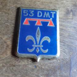 insigne DMT 53° division militaire  territoriale