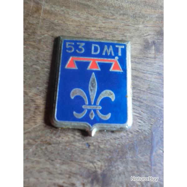 insigne DMT 53 division militaire  territoriale