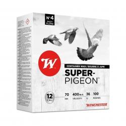 Winchester - Pack de 100 cartouches super Pigeon cal12 n°6