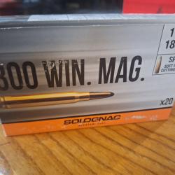 Une boîte de balle solognac 300 win mag 180 gr