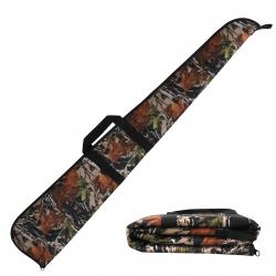 Étui Fusil Chasse Nylon 600D Housse 128 cm Rembourrée avec Bandoulière Poche Interne et Zip Robuste