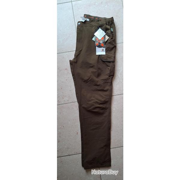 Pantalon Savane hyperstretch kaki NEUF