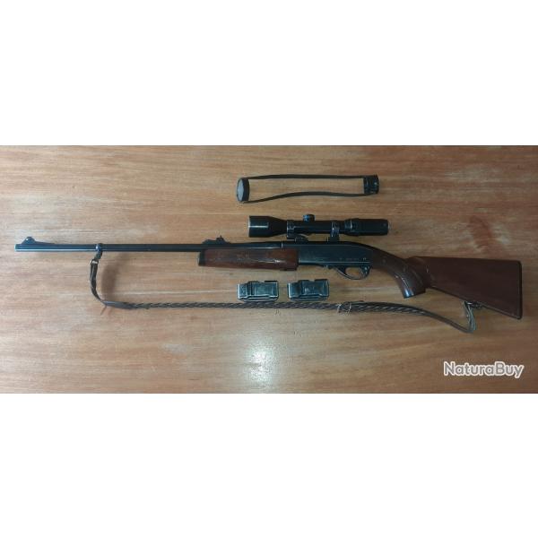 Vends Carabine Remington 7600  Pompe avec Lunette