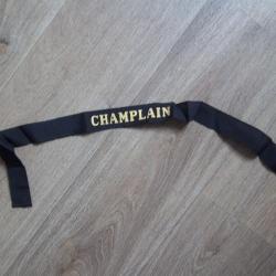 bandeau Le Champlain bâtiment de transport léger Français marine nationale désarmé 2004