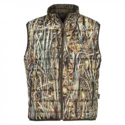 Gilet réversible Percussion Warm Marron et GhostCamo Wet TAILLE 3XL