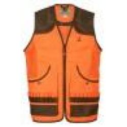 Gilet De Chasse Savane Orange 4XL - PERCUSSION