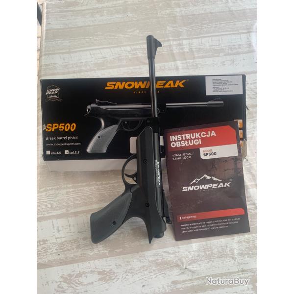 Pistolet SP500 calibre 5.5 moins de 20 joules