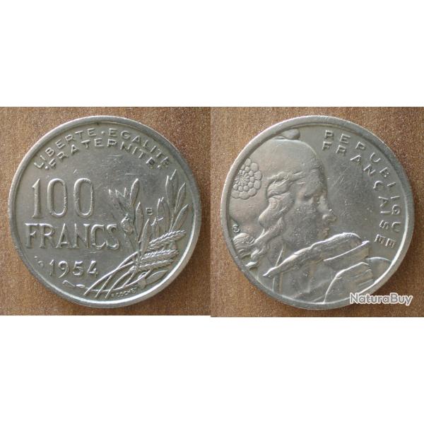 France 100 Francs 1954 B Cochet Piece Franc