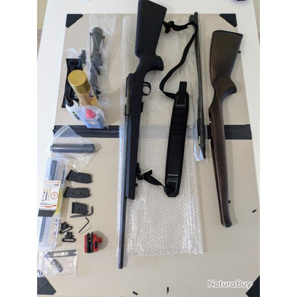 CZ 457 22LR Training droitier + canon rechange CZ + crosse CZ + quipement