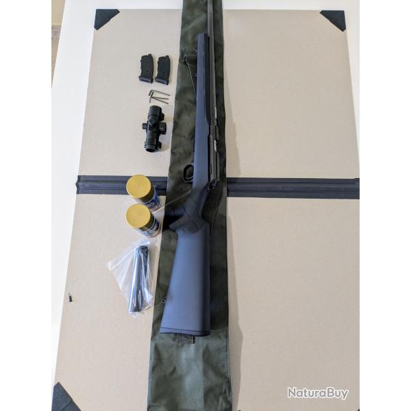 CZ 457 Synthetic droitier + Silencieux + Point rouge