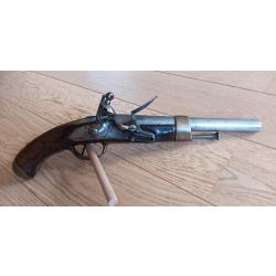 Rare pistolet réglo marine modèle 1786