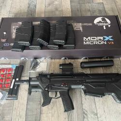 Réplique airsoft AEG  Silverback Mdr-x Micron V3 Aeg Noir Upgradé