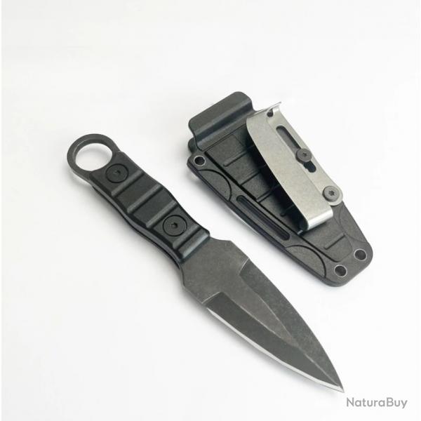 Couteau Tactique Lame Fixe - Avec Fourreau - SKX INDUSTRIES