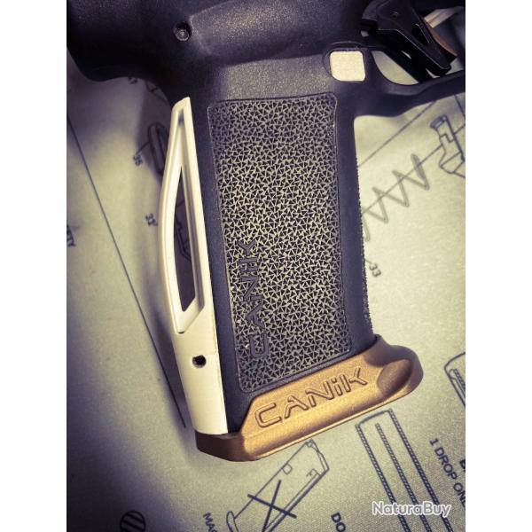 Grip custom "Mod13" GRIS CLAIR Canik TTI  / METE / RIVAL