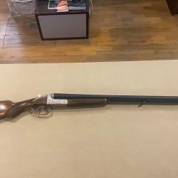 FUSIL JUXTAPOSE GAUCHER 12/70 70 cm 1/4 1/1 DOUBLE DETENTE EXTRACTEUR