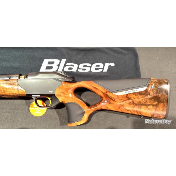 Promotion Dispo!!!  Blaser R8 success cuir Noir Grade 7 , calibre std ,non flt , titane medaillon