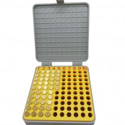 boite a munitions 22Lr X100 pour match ou loisirs couleur grise