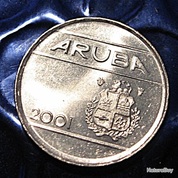 Aruban  piece de 5 centimes 2001 superbe
