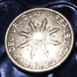 Uruguay  piece de 5 nuevo pesos 1989 superbe