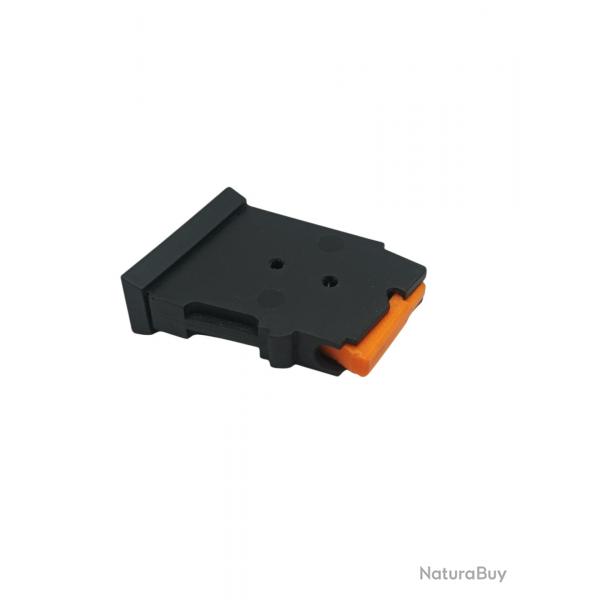 1 planchette lvatrice chargeur 5 coups polymere CZ 452/455/457 avec fonction blocage de culasse