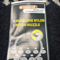 muselière nylon pour chien taille 2 destockage chasse enchere