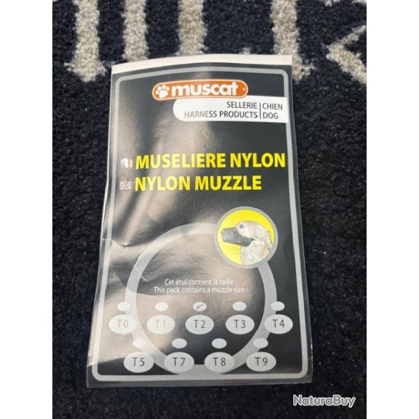 muselire nylon pour chien taille 2 destockage chasse enchere