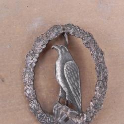 INSIGNE ALLEMANDE WW2 EN ARGENT
