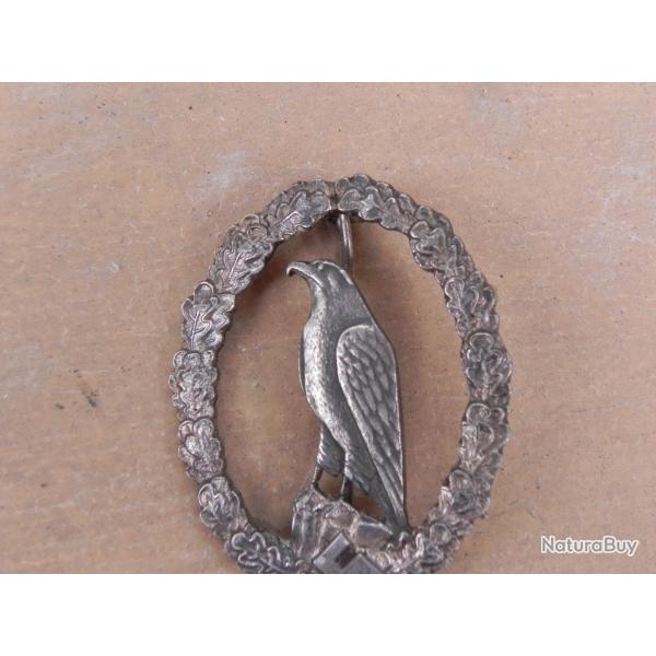 INSIGNE ALLEMANDE WW2 EN ARGENT