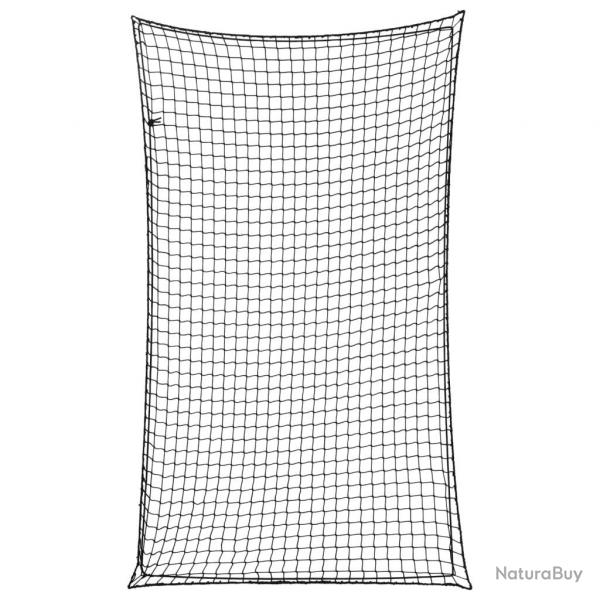 Filet pour remorque avec corde lastique noir 2,1x1,25 m PP