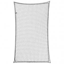 Filet pour remorque avec corde élastique noir 2,5x1,5 m PP