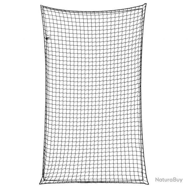 Filet pour remorque avec corde lastique noir 2,5x1,5 m PP