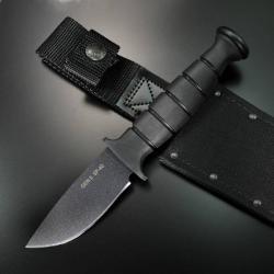 Couteau Ontario SP40 Lame Acier Carbone 5160 Manche en Kraton Noir Etui Nylon MOLLE USA ON8540