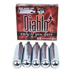 Cartouches CO2 12g Diablo - Lot de 5 pièces