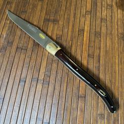 ÉNORME LE PLUS GRAND ET TRÈS RARE LAGUIOLE GÉANT 46,5 cm PAR ROSSIGNOL MANCHE EN BOIS D'ÉBÈNE NEUF
